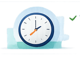 Time saving illustration